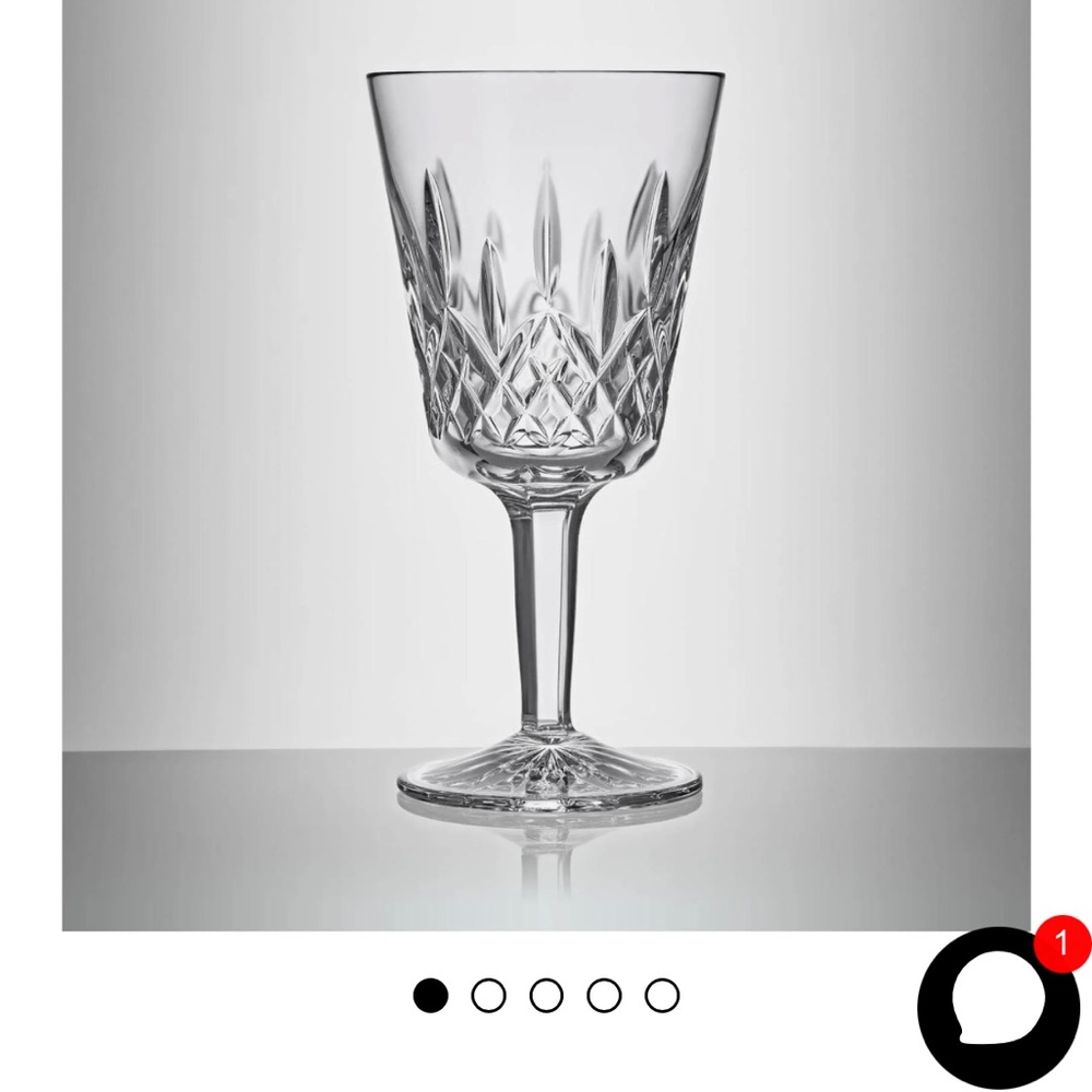 COPY - Waterford Crystal Lismore Goblet - Picture 8 of 10